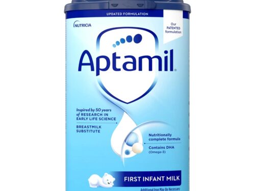 Aptamil First Powder Infant Formula with GOS_FOS, DHA, & HMO 3’GL, 28.2oz Canister