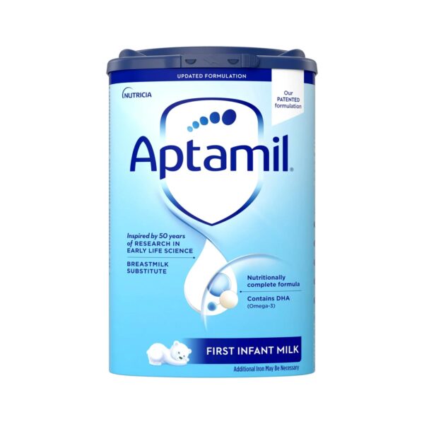 Aptamil First Powder Infant Formula with GOS_FOS, DHA, & HMO 3’GL, 28.2oz Canist