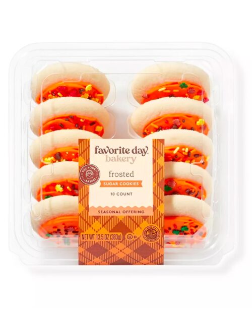 Orange Frosted Cookies - 13.5oz_10ct