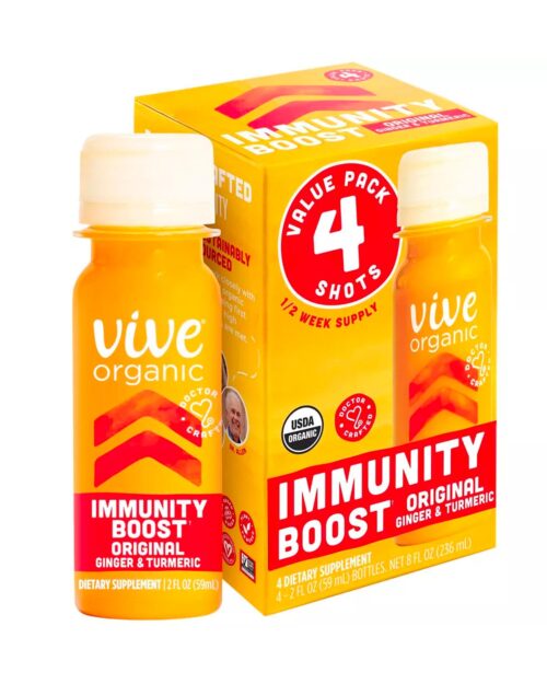 Organic Immunity Boost Original Ginger & Turmeric Shot - 4ct_2 fl oz