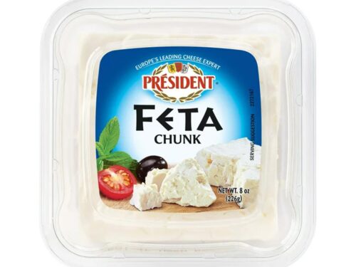 President All-Natural Feta Cheese Block, 8 oz