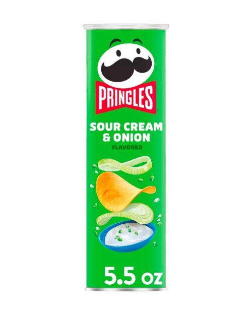 Pringles Sour Cream & Onion Potato Crisps Chips - 5.5oz
