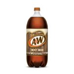 A&W Caffeine-Free, Low Sodium Root Beer Soda Pop, 2 Liter Bottles