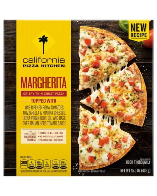California Pizza Kitchen Margherita, Crispy Thin Crust Pizza, 15.5 oz (Frozen)