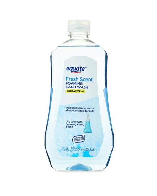 Equate Foaming Antibacterial Hand Wash, Fresh Scent, 32 fl oz