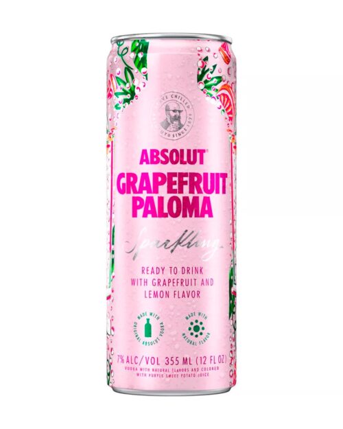Absolut Grapefruit Paloma Sparkling Vodka Cocktail - 4pk_355ml
