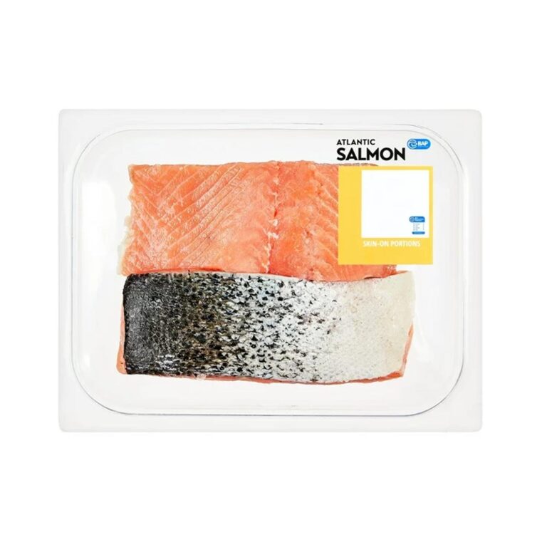 Fresh Atlantic Salmon Portions, 0.70 - 1.10 lb. Whole Salmon Portion. 240 Calori