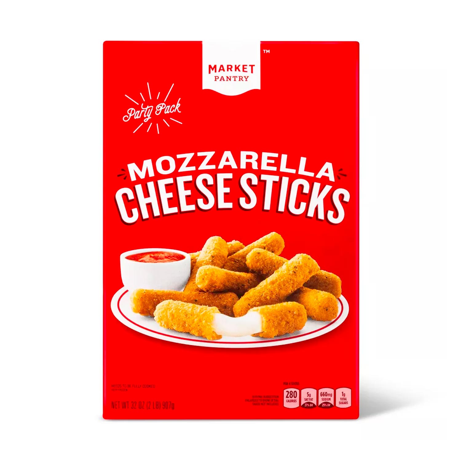 Frozen Breaded Mozzarella Sticks – 32oz