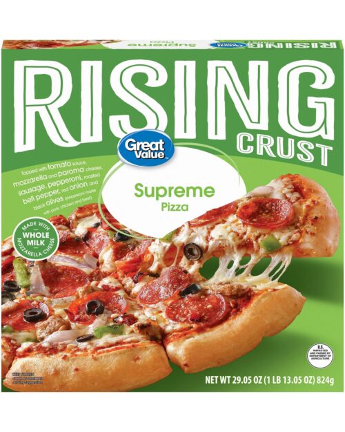 Great Value Rising Crust Frozen Pizza, Supreme
