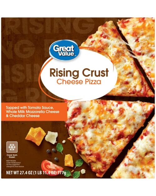 Great Value Rising Crust Pizza, Cheese, 27.4 oz