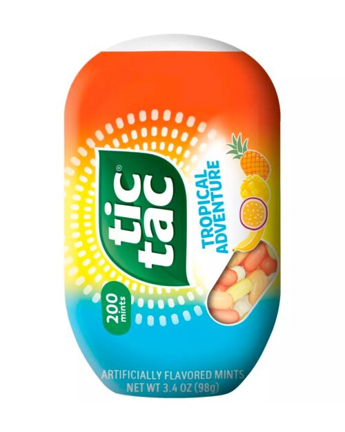 Tic Tac Tropical Adventure 200ct Bottle Pack - 3.4oz