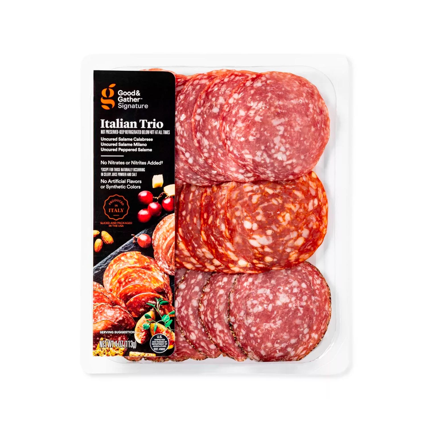 Signature Italian Uncured Salami Trio – 4oz