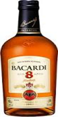 Bacardi 8 year old Rum 1LT