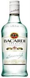 Bacardi Superior White Rum 1LT