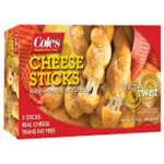 Coles Cheese Sticks (OUT OF STOCK)