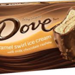 Dove Caramel Swirl Ice Cream Bar