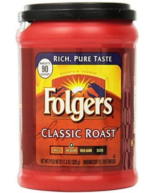 Folgers Medium Classic Roast Ground. 11.3oz