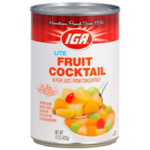 IGA Lite Fruit Cocktail.