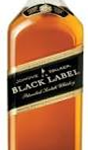 Johnnie Walker Black Label Blended Scotch Whiskey,	1LT.