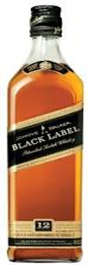 Johnnie Walker Black Label Blended Scotch Whiskey,	1LT.