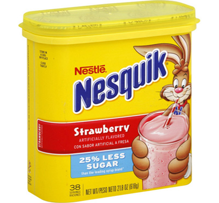 Nesquik Strawberry Powder Flavored