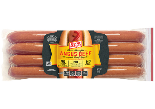 Oscar Mayer Bun Length Angus Beef Franks