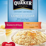 Quaker Lower Sugar Variety Oatmeal