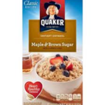 Quaker Maple & Brown Sugar Oatmeal