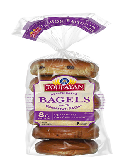 Toufayan Cinnamon Raisin Bagel