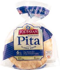 Toufayan Classic White Pita Bread