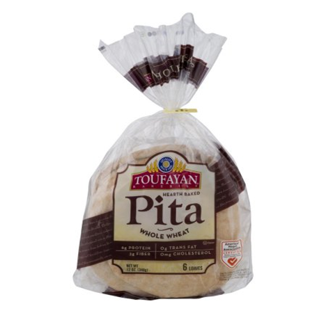 Toufayan Wholesome Wheat Pita Bread