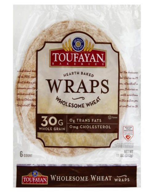 Toufayan Wholesome Wheat Wraps