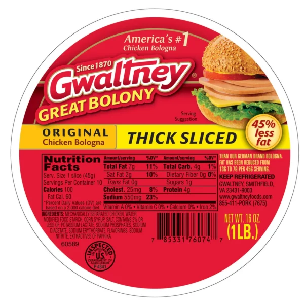 Original Chicken Balogna (1lb)