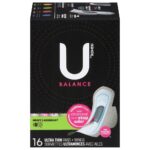 U by Kotex Balance Heavy Pads (18 ct)