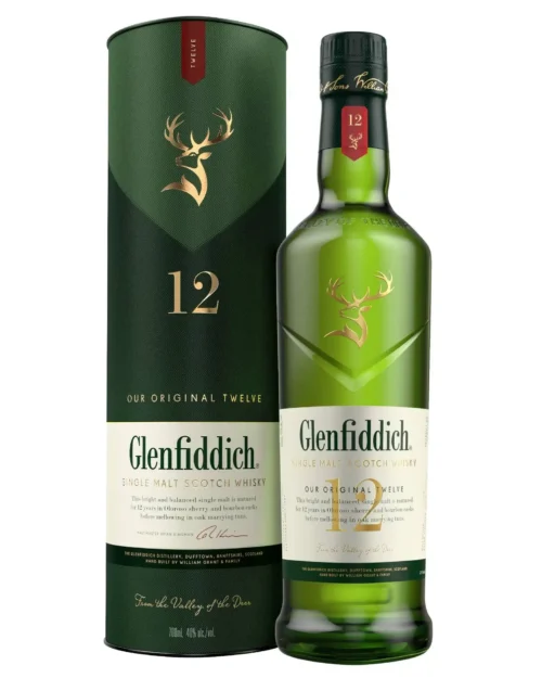 Glenfiddich 12 Year Old Single Malt Scotch Whisky