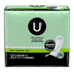 U by Kotex Clean & Secure Pads Overnight (20 ct)