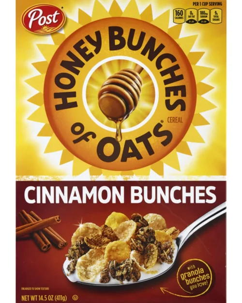Honey Bunch Of Oats Cinnamon Bunches(14.5oz)