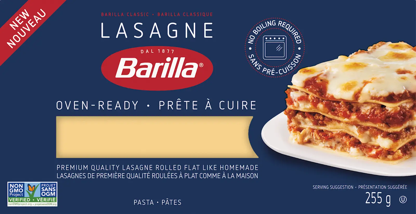 Barilla Oven-Ready Lasagne Pasta