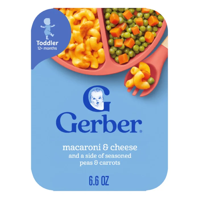 Gerber Mealtime for Toddler Macaroni & Cheese with Peas & Carrots