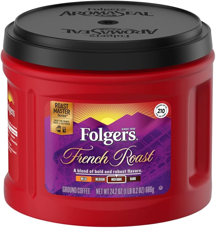 Folgers French Roast Ground Coffe