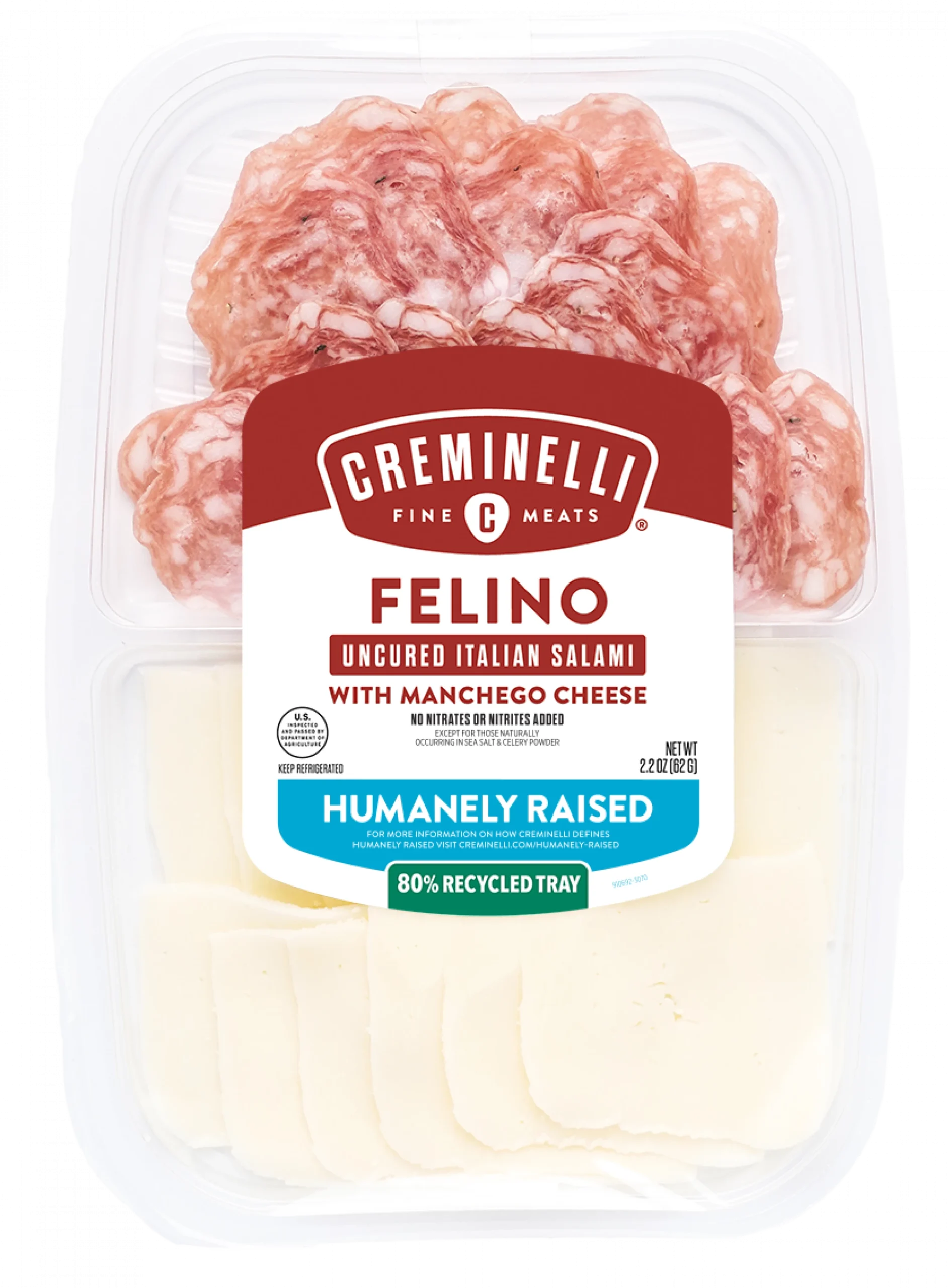Creminelli Sliced Felino & Manchego - 2.2oz