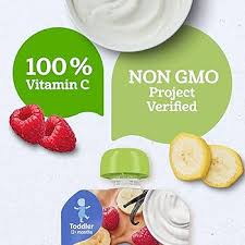 Gerber 2nd Organic Banana Raspberry with Vanilla 15 oz