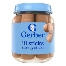 Gerber Mealtime For Baby Lil Sticks Turkey 2.5 oz