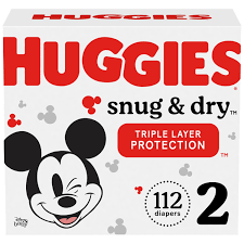 Huggies Snug & Dry Diapers Size 2
